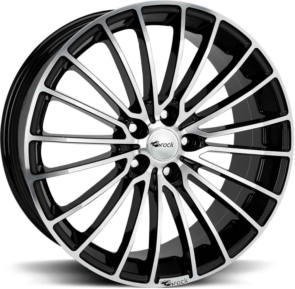 BROCK B24 BLACK FULL POL 8.5x20 5/112 ET33 CB66.6