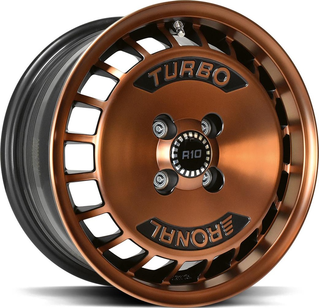 RONAL R10 TURBO COPPER MATT FRONT DIAM CUT 7x15 4/100 ET37 CB68