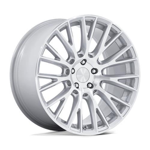 ROTIFORM RC201 LSE GLOSS SILVER W/ MACHINED FACE 8.5x19 5/112 ET25 CB66.6