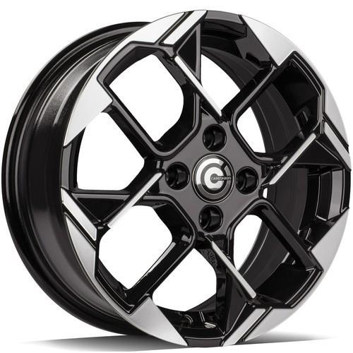 STATUSFÄLGAR ZOMBIE BLACK FRONT POLISHED 6x15 4/100 ET40 CB67.1