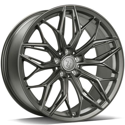 STATUSFÄLGAR SCF-P HALF GREY MATT 8x18 5/112 ET40 CB66.6