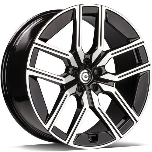 STATUSFÄLGAR UPGRADE BLACK FRONT POLISHED 8.5x20 5/112 ET25 CB66.6