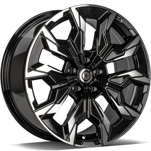 STATUSFÄLGAR GRAND BLACK FRONT POLISHED 8x18 5/120 ET30 CB72.6