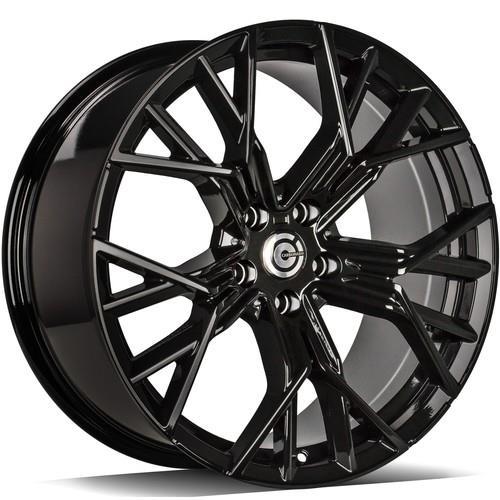 STATUSFÄLGAR FAST BLACK GLOSSY 8.5x20 5/112 ET28 CB66.6