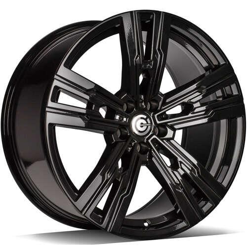 STATUSFÄLGAR VAMPIRE BLACK GLOSSY 10x20 5/112 ET35 CB66.6