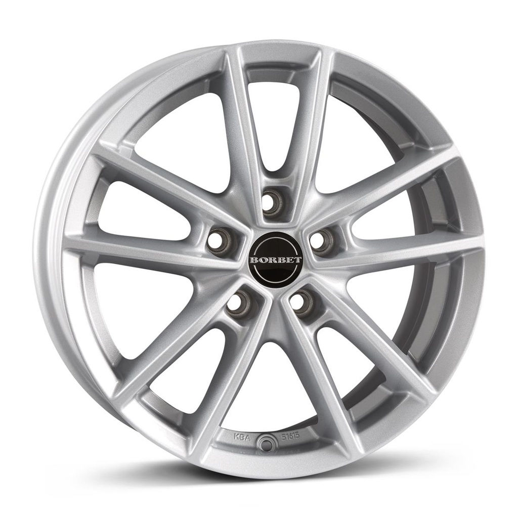 BORBET W CRYSTAL SILV 7x17 5/112 ET40 CB57.1