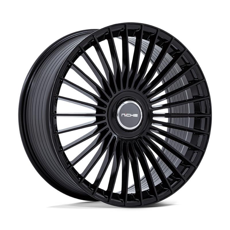 STATUSFÄLGAR NC282 SERENE GLOSS BLACK 9x22 5/108-114.3 ET38 CB72.6