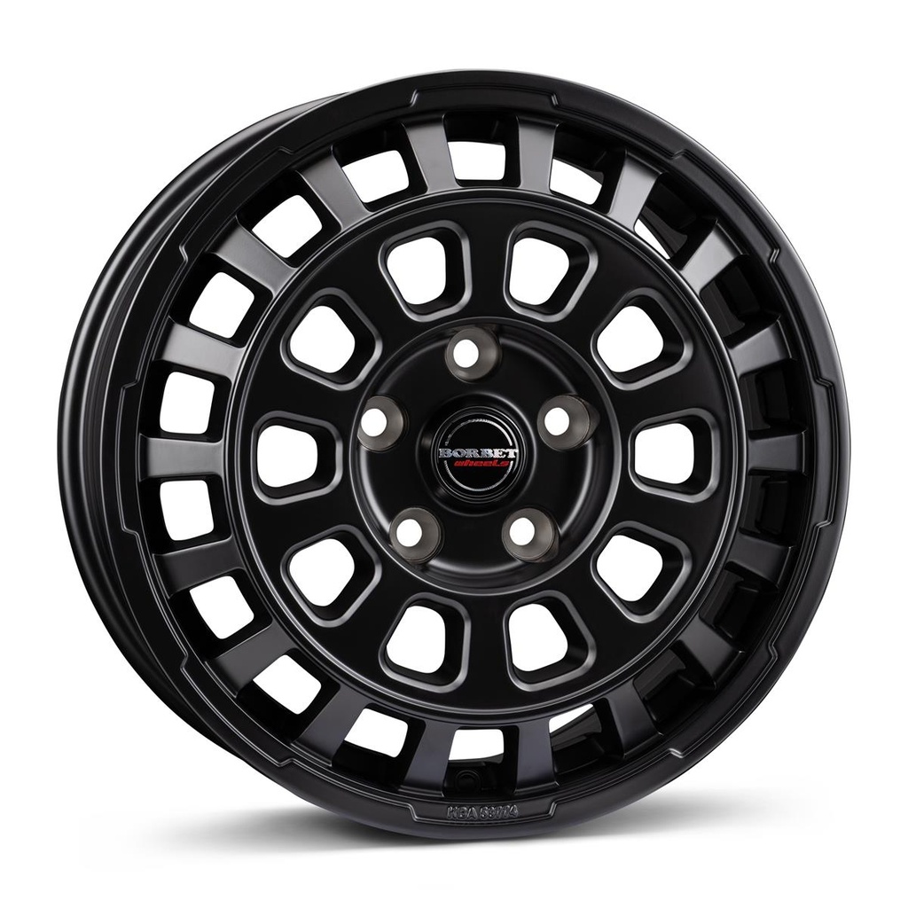 BORBET CW7 BLACK MATT 7x17 5/118 ET63 CB71.1