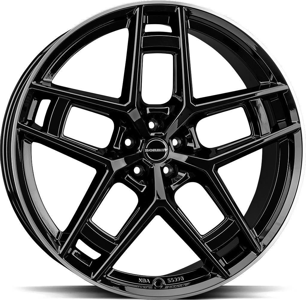 BORBET TF BLACK RIM POL GLOSS 10.5x24 5/112 ET20 CB66.6