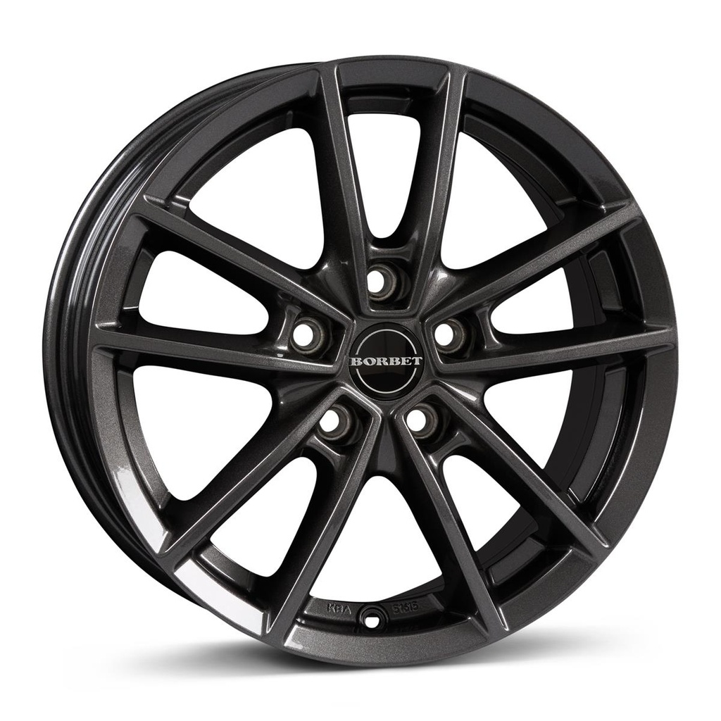 BORBET W MIST ANTRACITE GLOSS 8.5x21 5/114.3 ET40 CB72.5