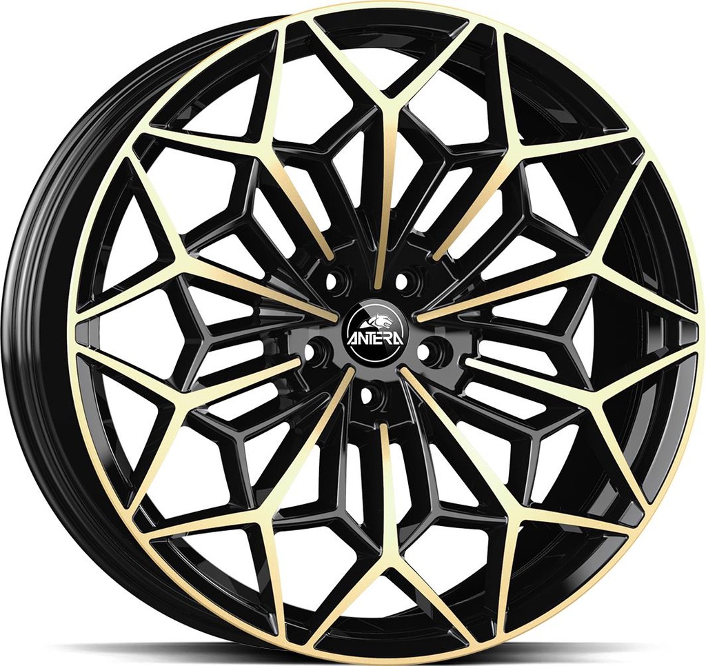 GMP A105 PIANO BLACK CHAMPAGNE 10.5x22 5/112 ET18 CB66.6