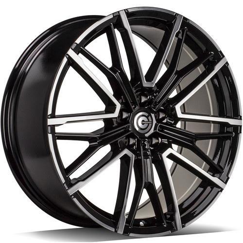 STATUSFÄLGAR SHADE BLACK FRONT POLISHED 9x19 5/120 ET35 CB72.6