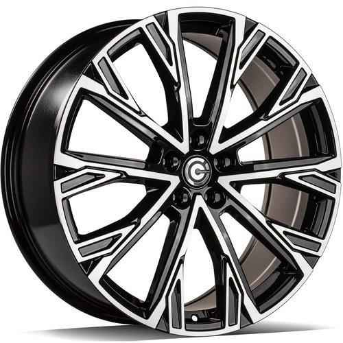 STATUSFÄLGAR TOOL BLACK FRONT POLISHED 8.5x21 5/112 ET43 CB66.5