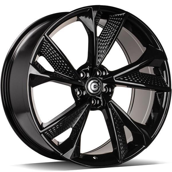 STATUSFÄLGAR LUXURY BLACK GLOSSY 8.5x19 5/112 ET30 CB66.5
