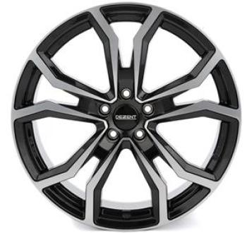 DEZENT TV DARK BLACK/POLISHED  5X 8x19 8/19 ET47 CB66.6