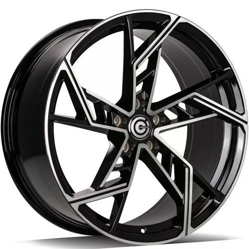 STATUSFÄLGAR EVIL BLACK FRONT POLISHED 8.5x19 5/112 ET30 CB66.5