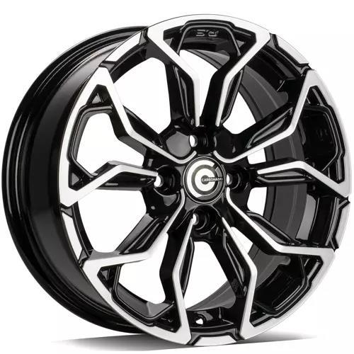 STATUSFÄLGAR EXPLODE BLACK FRONT POLISHED 6.5x15 4/100 ET35 CB67.1