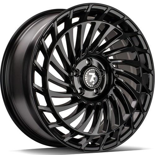 STATUSFÄLGAR SCF-K BLACK GLOSSY 8x18 5/108 ET45 CB67.1