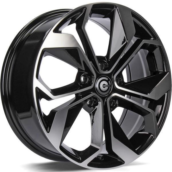 STATUSFÄLGAR RAPTOR BLACK FRONT POLISHED 6.5x15 5/114.3 ET40 CB73.1