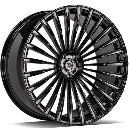 STATUSFÄLGAR MF.1 BLACK GLOSSY 9.5x20 5/112 ET40 CB66.6