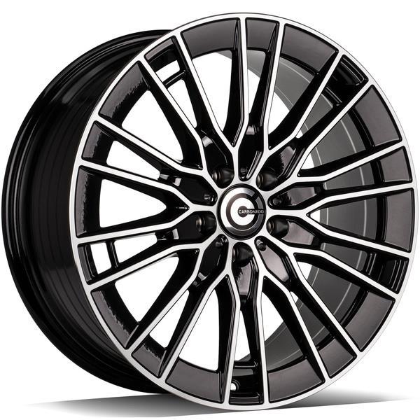 STATUSFÄLGAR BRAWL BLACK FRONT POLISHED 8.5x20 5/112 ET35 CB66.6