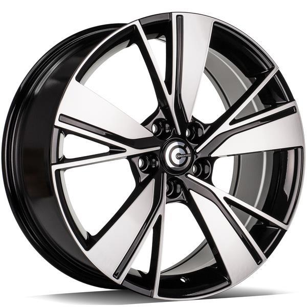STATUSFÄLGAR ALIEN BLACK FRONT POLISHED 8x18 5/112 ET40 CB57.1