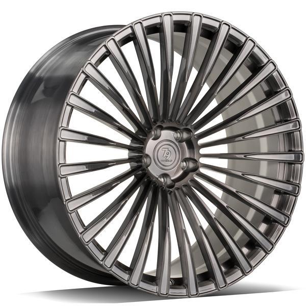 STATUSFÄLGAR MF.1 DARK BRUSHED 9.5x21 5/112 ET30 CB66.6