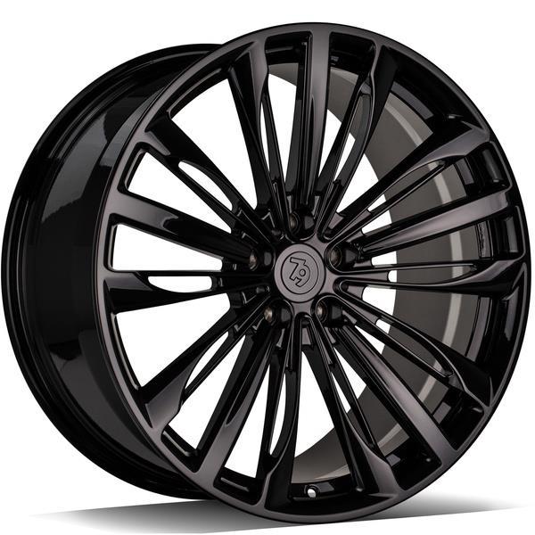 STATUSFÄLGAR MF.12 BLACK GLOSSY 9x22 5/112 ET20 CB66.6
