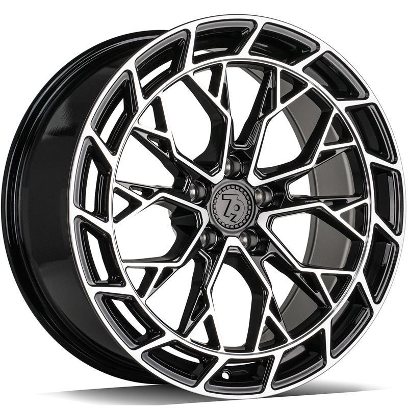 STATUSFÄLGAR SCF-Z BLACK FRONT POLISHED 8.5x19 5/112 ET40 CB66.6