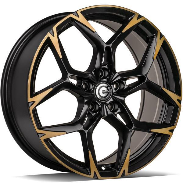STATUSFÄLGAR MONSTER BLACK HALF MATT WITH COOPER FRONT 8x18 5/112 ET40 CB57.1