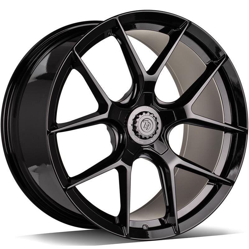 STATUSFÄLGAR MF.8 BLACK GLOSSY 11.5x22 5/130 ET58 CB71.6