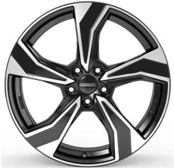 DEZENT KB DARK BLACK/POLISHED  5X 8x19 8/19 ET45 CB63.4