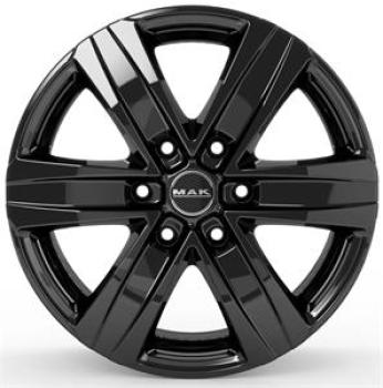 MAK STONE 6 GLOSS BLACK 8x18 8/18 ET35 CB106.1
