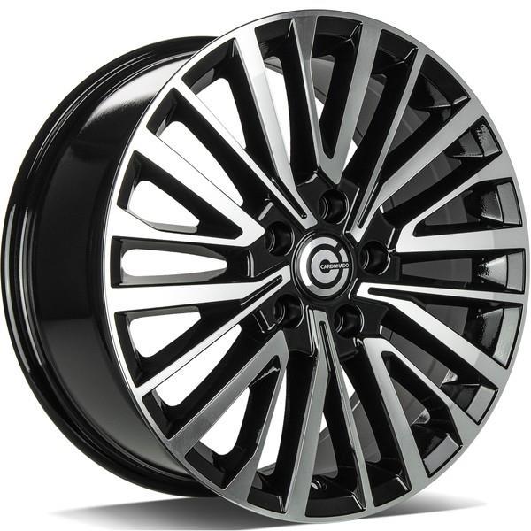STATUSFÄLGAR SONG BLACK FRONT POLISHED 8x18 5/120 ET50 CB65.1