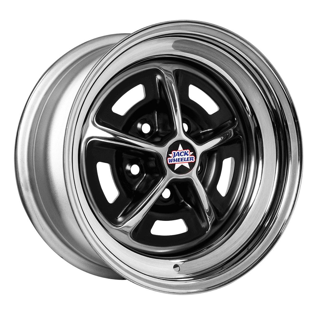 JACK WHEELER MAGNUM CHROME & BLACK 7x15 5/120.65 ET6 CB72