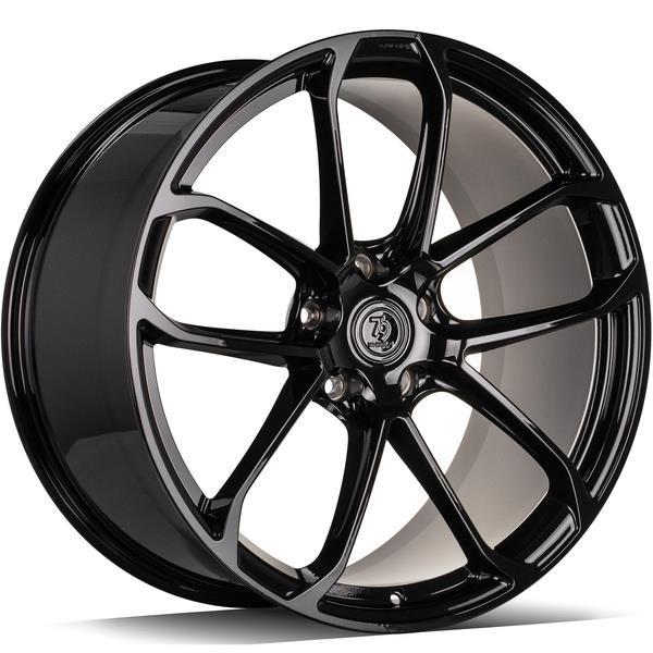 STATUSFÄLGAR MF.5 BLACK GLOSSY 11x21 5/130 ET58 CB71.6