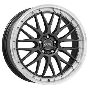 DOTZ BILBAO DARK GUNMETAL/POLISHED LIP 8x18 8/18 ET40 CB66.6