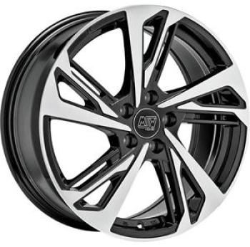 MSW 60 GLOSS BLACK FULL POLISHED 7,5X 7.5x17 5/17 ET38 CB66.6