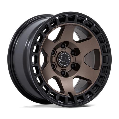 STATUSFÄLGAR BR022 BAHARI BURNT BRONZE W/ MATTE BLACK LIP 9x17 6/139.7 ET40 CB106.1