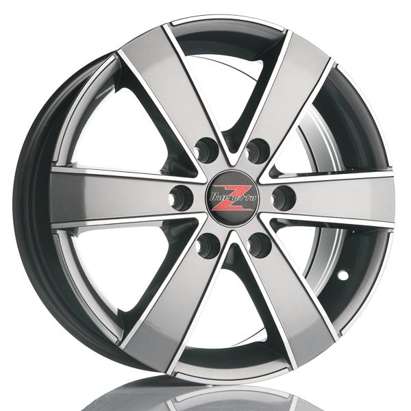 BARZETTA TORO TITANIUMPOLISH PAKETTIAUTOIHIN 7x17 6/120 ET50 CB74.6