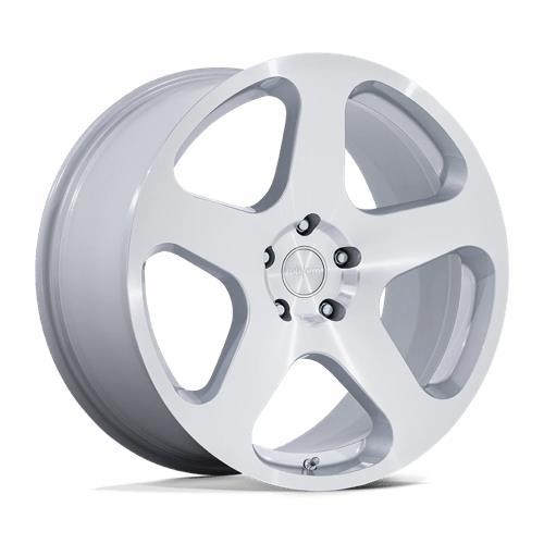 STATUSFÄLGAR RC200 NUE GLOSS SILVER W/ MACHINED FACE 10x20 5/120 ET40 CB65.1