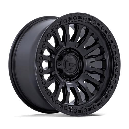 FUEL FC857 RINCON MATTE BLACK W/ GLOSS BLACK LIP 9x20 6/139.7 ET1 CB106.1