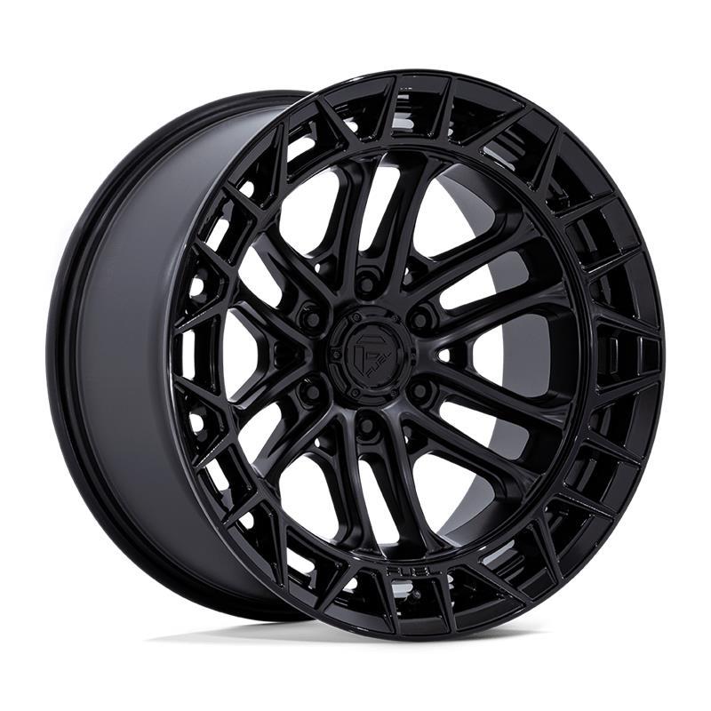 STATUSFÄLGAR FC874 CELSIUS MATTE BLACK W/ GLOSS BLACK LIP 9x20 6/139.7 ET20 CB106.1