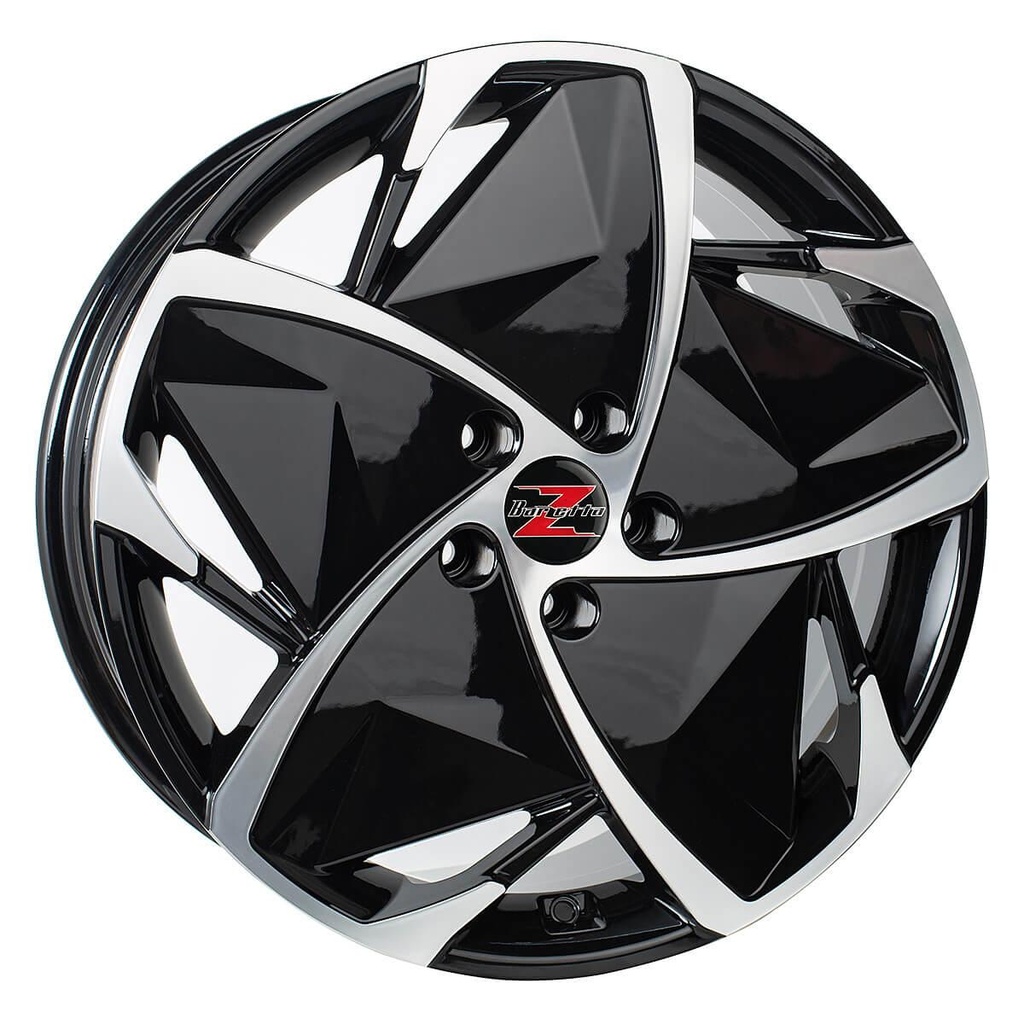 BARZETTA ELETTRICO BLACK POLISHED SÄHKÖAUTOIHIN 8x19 5/114.3 ET40 CB67.1