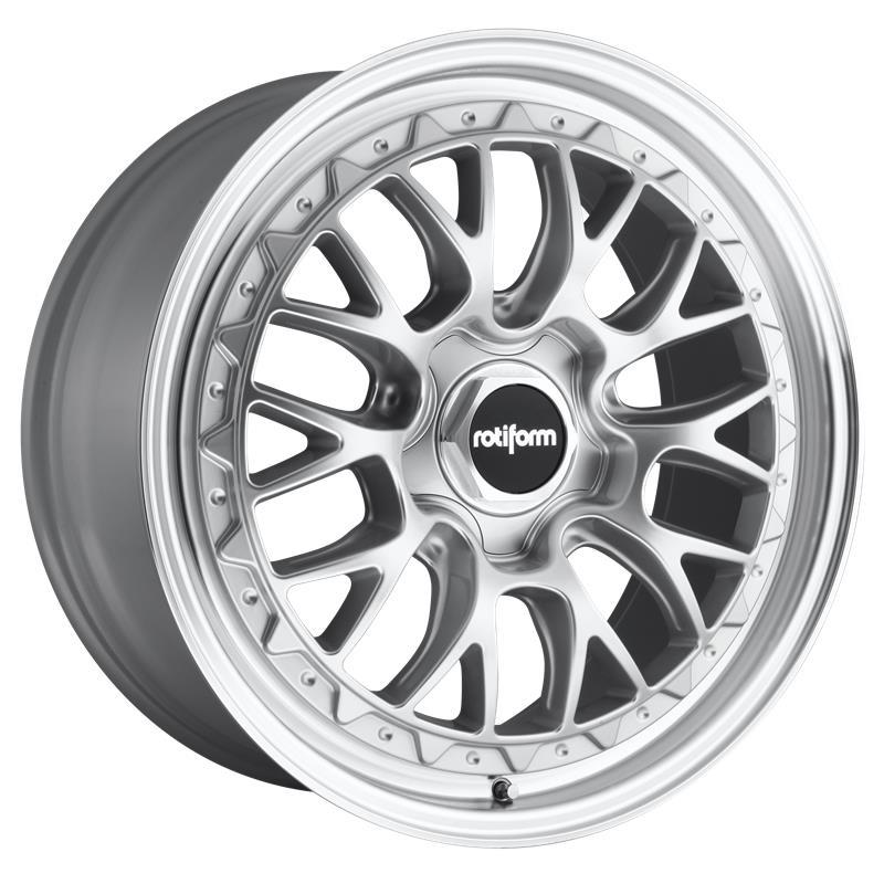 STATUSFÄLGAR RC155 GLOSS SILVER MACHINED 8.5x19 5/112 ET45 CB66.5