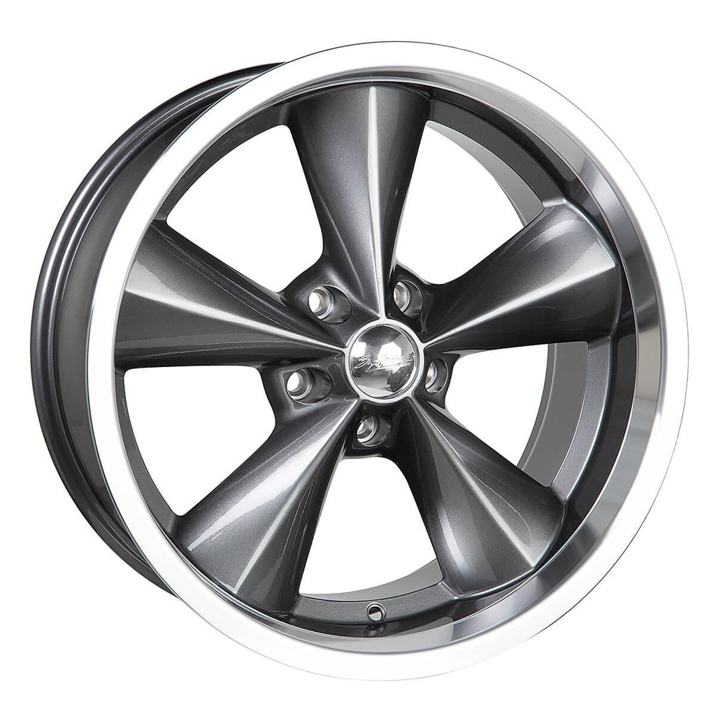 BOYD CODDINGTON WHEELS JUNKYARD DOG GUNMETAL & MACHINED LIP 8x18 5/114.3 ET6 CB83.06