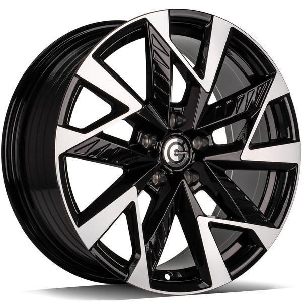 STATUSFÄLGAR TRICK BLACK FRONT POLISHED 8x18 5/112 ET40 CB57.1