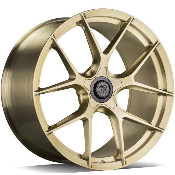 STATUSFÄLGAR MF.8 GOLD BRUSHED 9x21 5/112 ET26 CB66.6