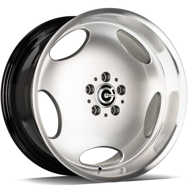 STATUSFÄLGAR VINTAGE HYPER SILVER LIP POLISHED 8.5x19 5/112 ET35 CB66.6