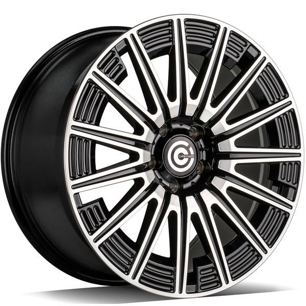 STATUSFÄLGAR REFINED BLACK FRONT POLISHED 8x18 5/112 ET35 CB66.6